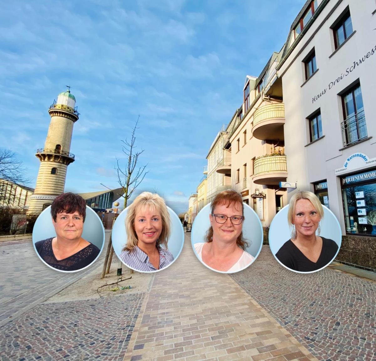 Apartamento Berringer, Knurrhahn, Direkt An Der Promenade Rostock Exterior foto